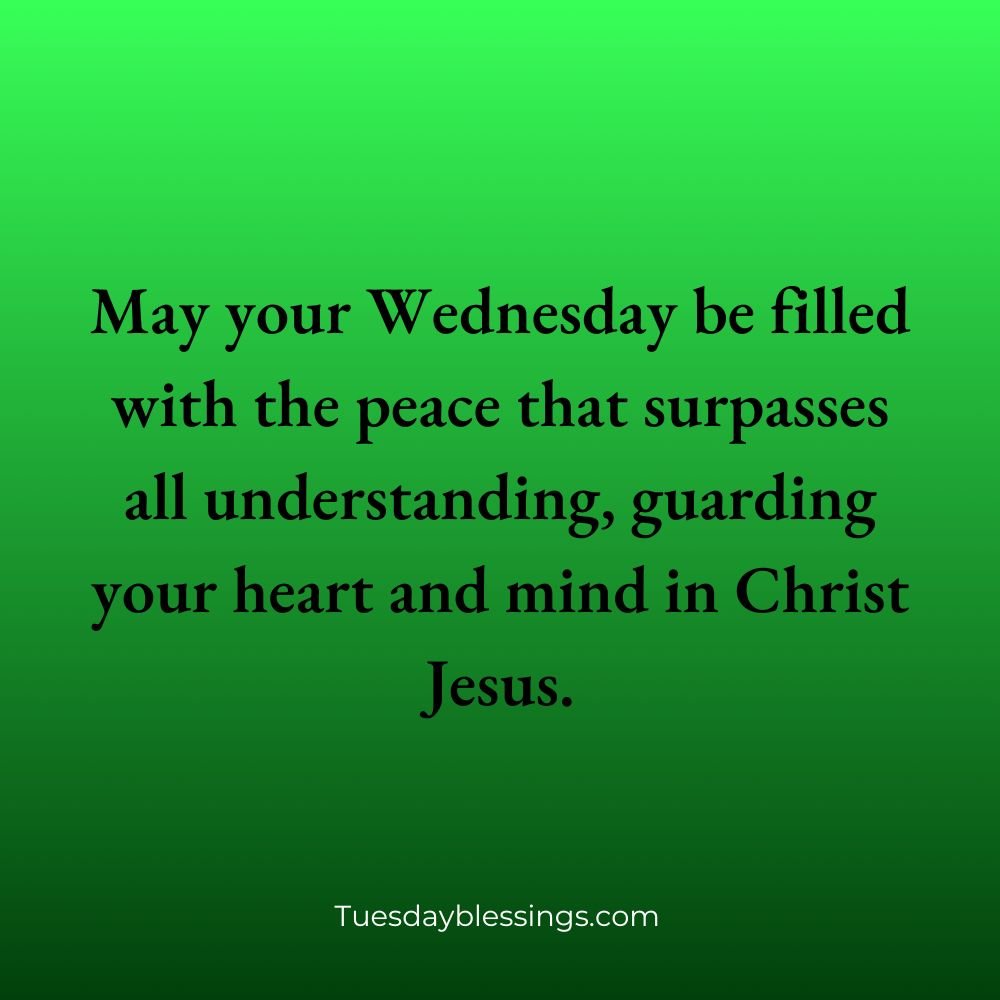 Wednesday Blessings Bible Verses