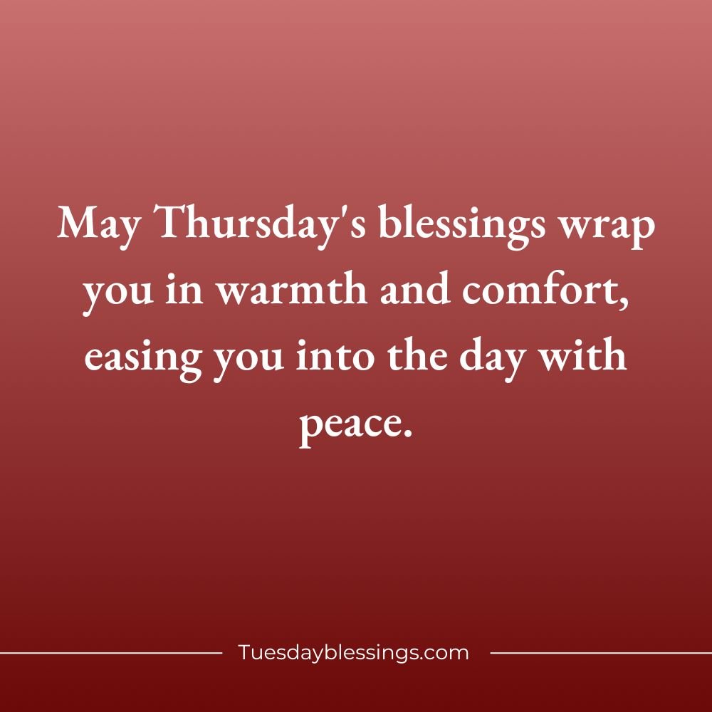 Thursday Blessings 