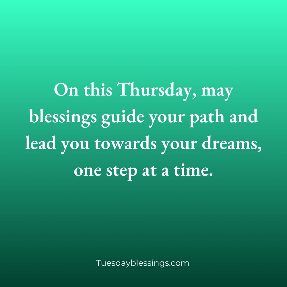 Thursday Blessings