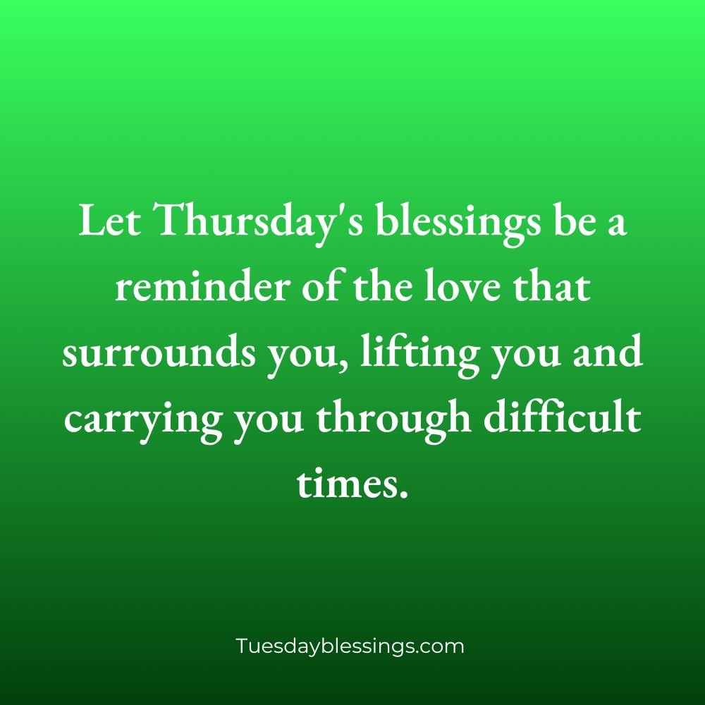 Thursday Blessings