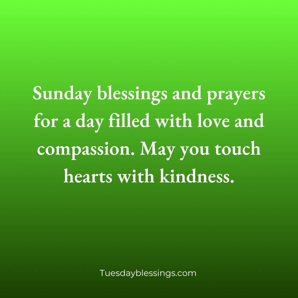 Sunday Blessings