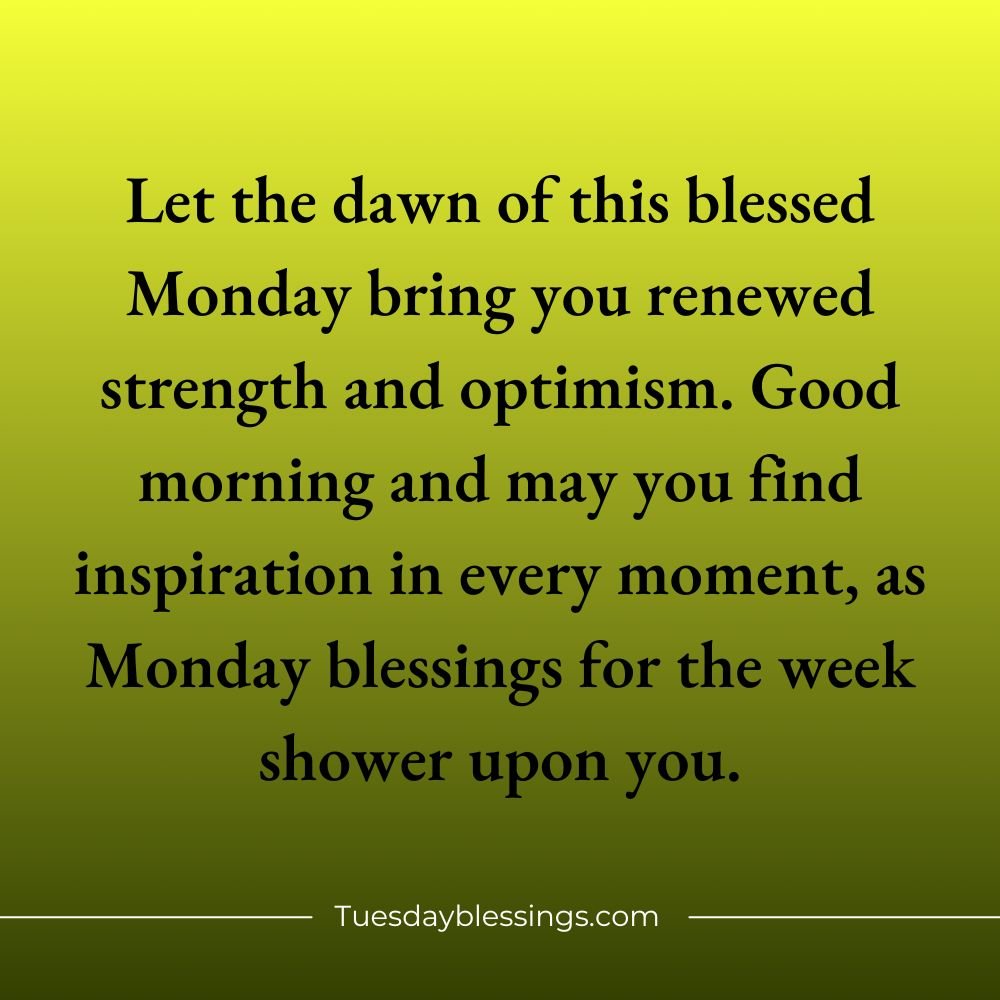 Blessed Monday