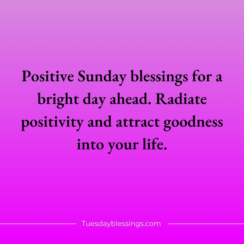 Sunday Blessings