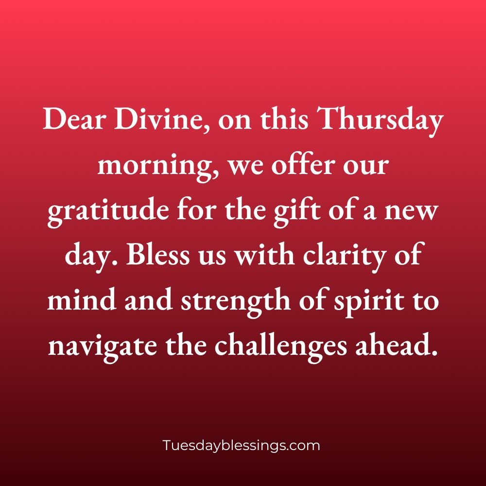 Thursday Blessings