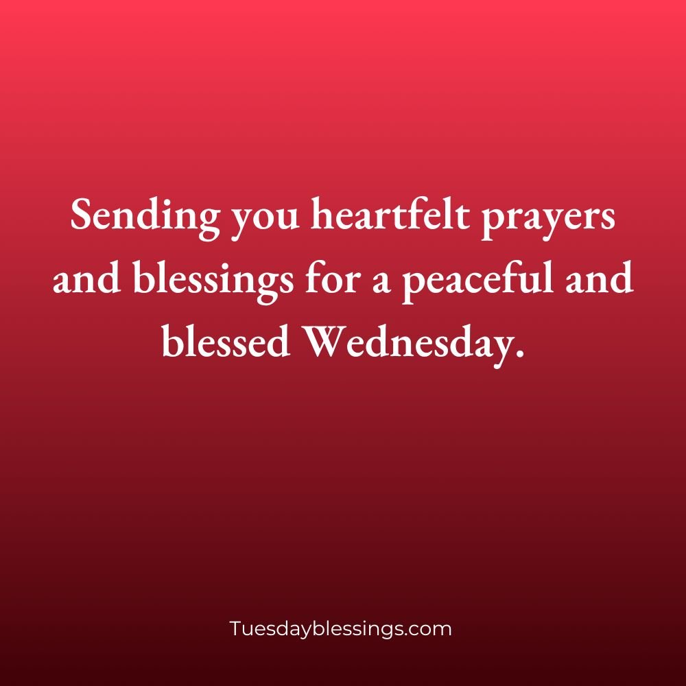 Good Morning Wednesday Blessings And Prayers