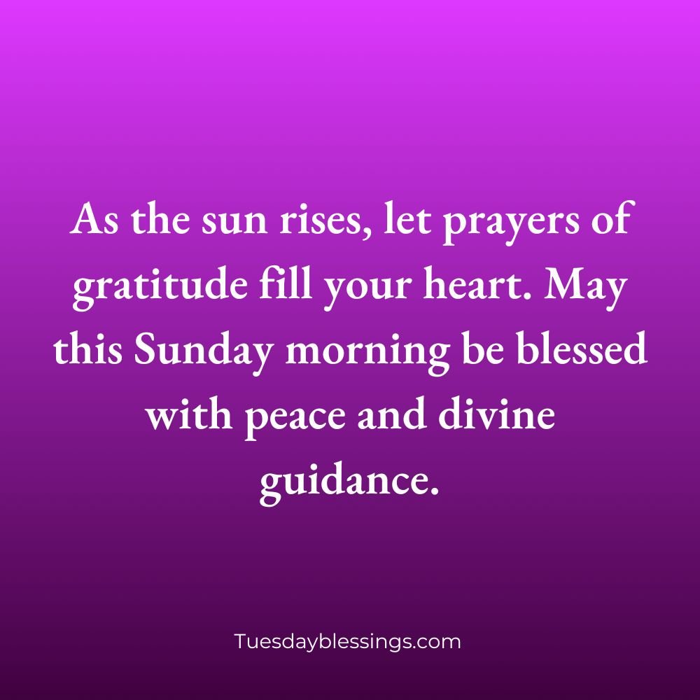 Sunday Blessings