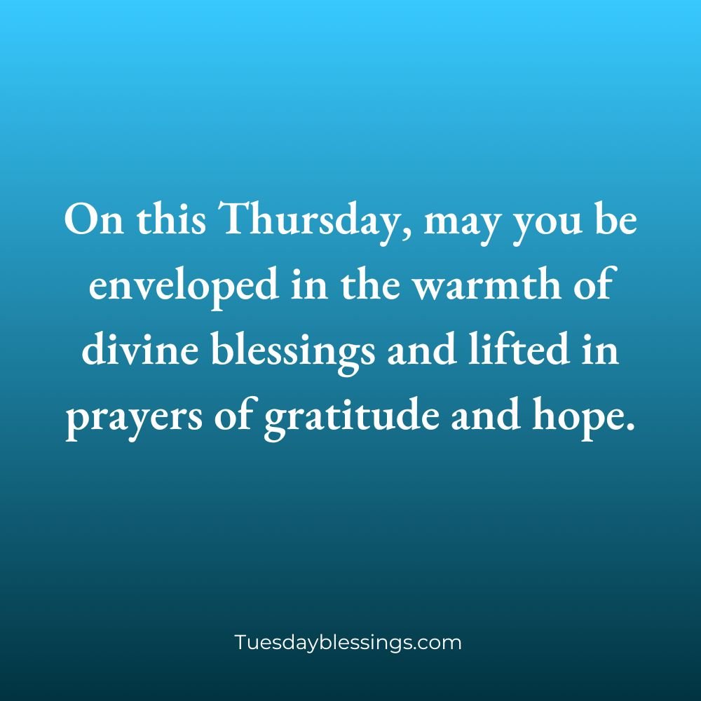 Thursday Blessings