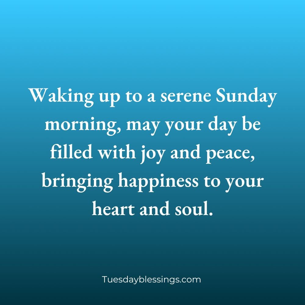 Sunday Blessings