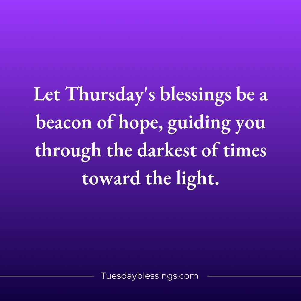 Thursday Blessings