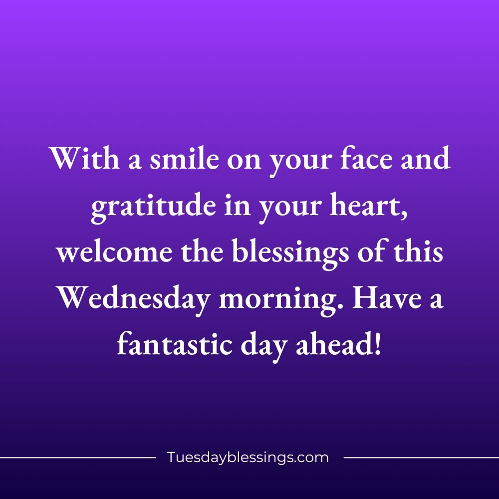 Wednesday Morning Blessings