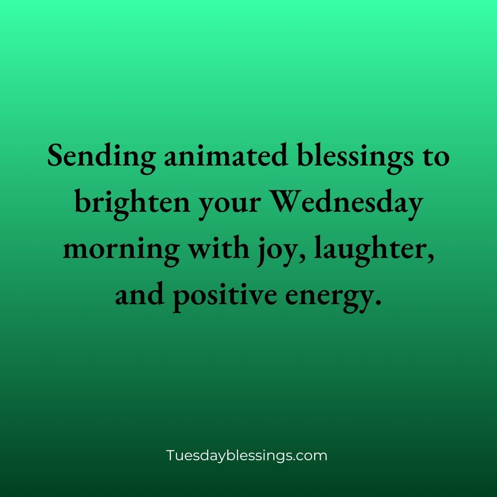 Wednesday Morning Blessings Gif