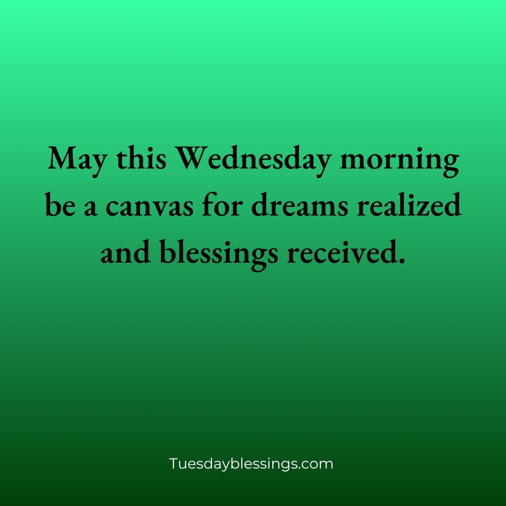 Wednesday Morning Blessings Quotes