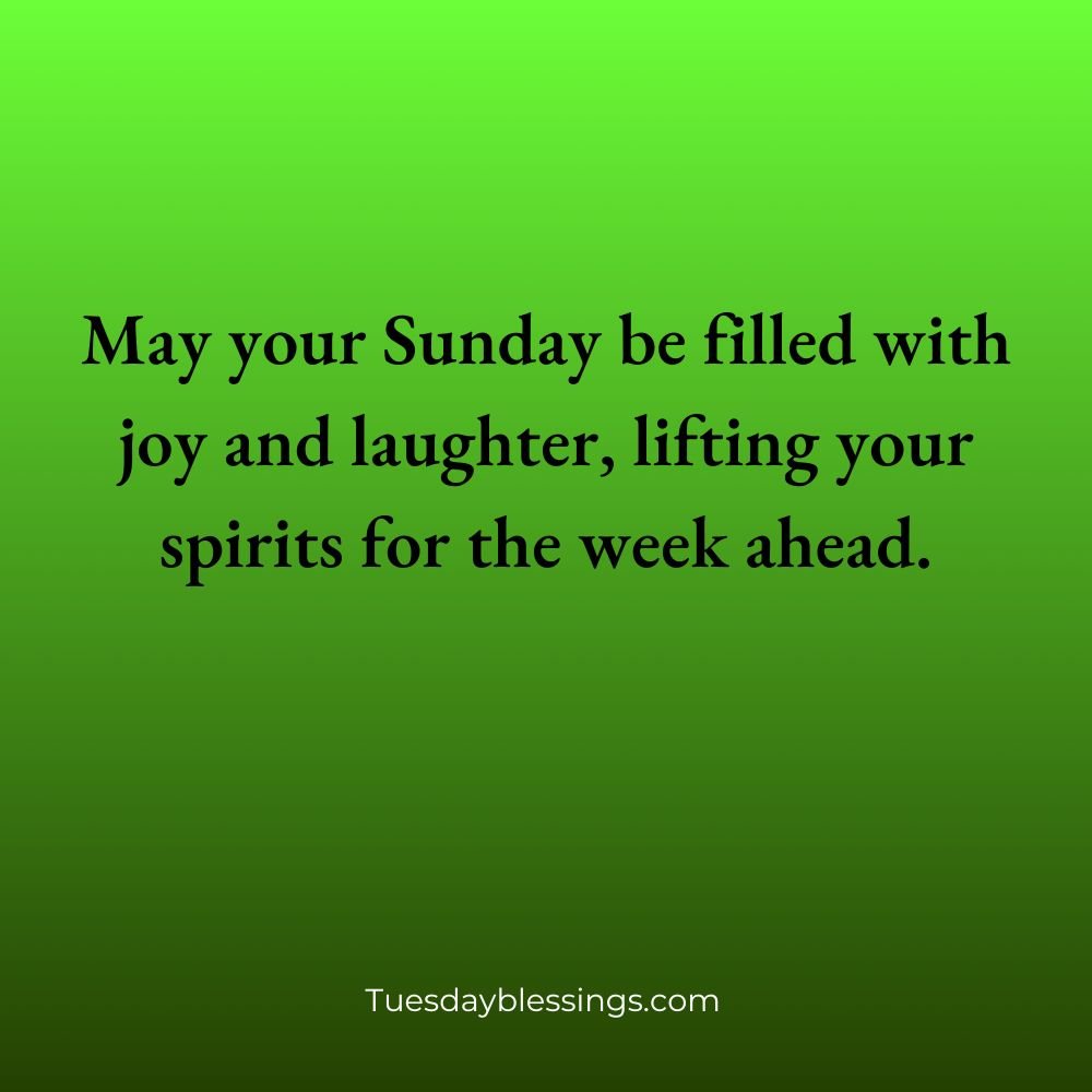 Sunday Blessings