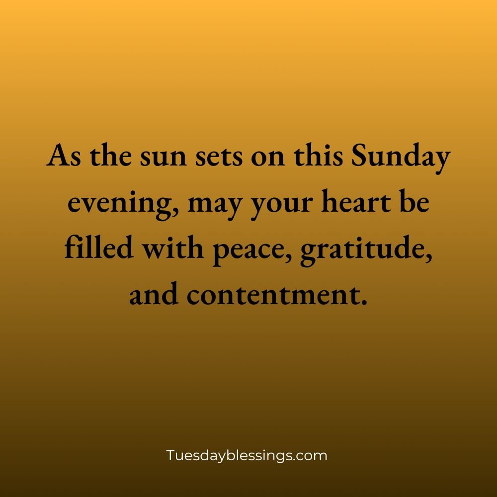 Sunday Blessings