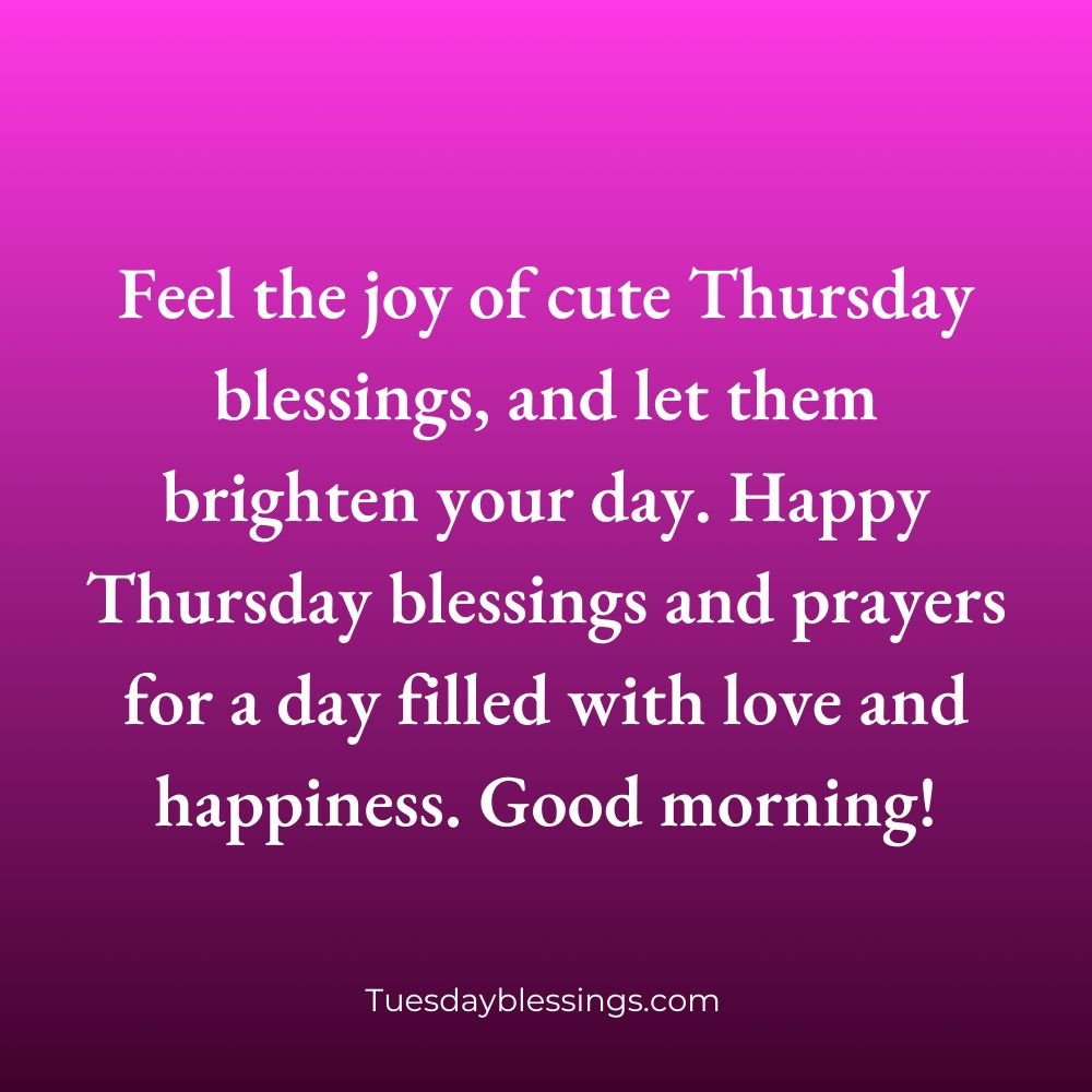 Happy Thursday Blessings