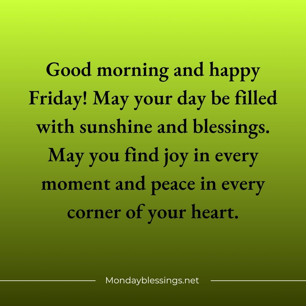 Friday Blessings Quotes