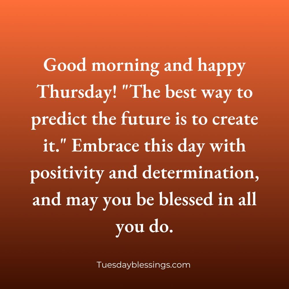 Good Morning Thursday Blessings