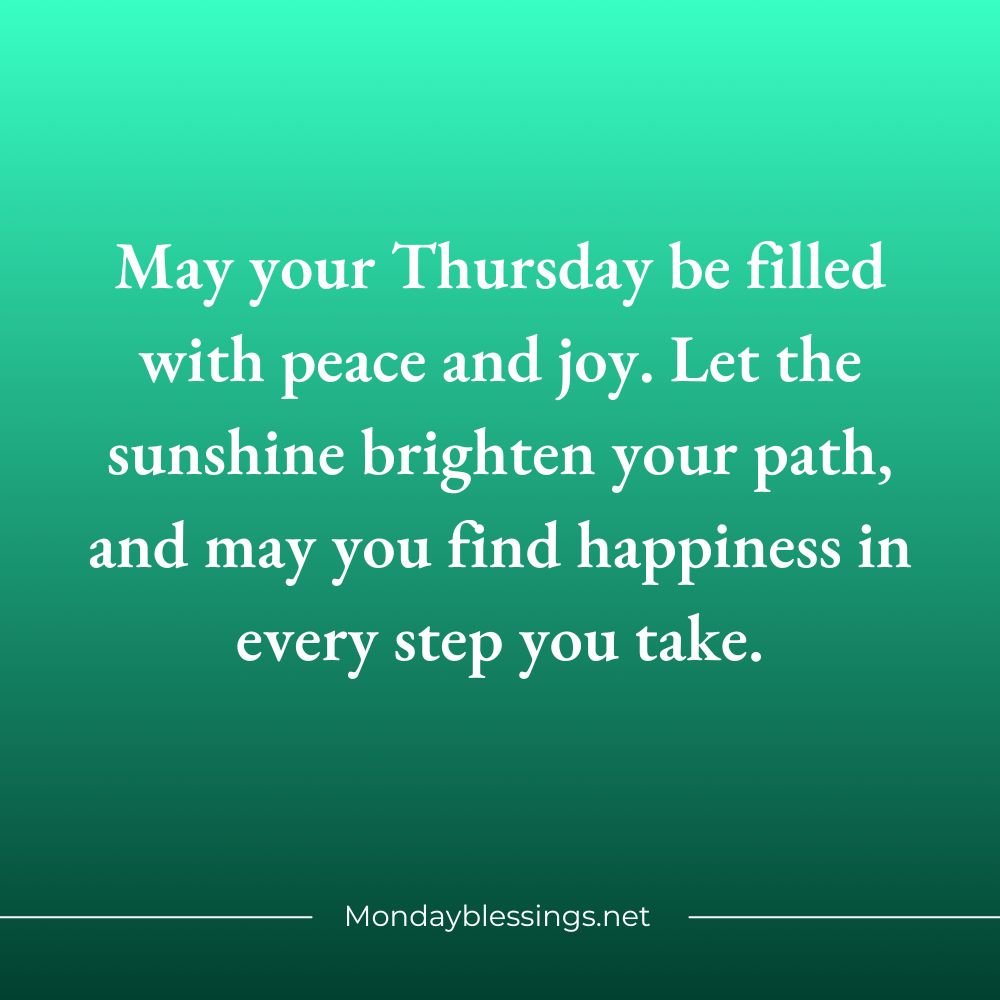 Thursday Blessings Quotes