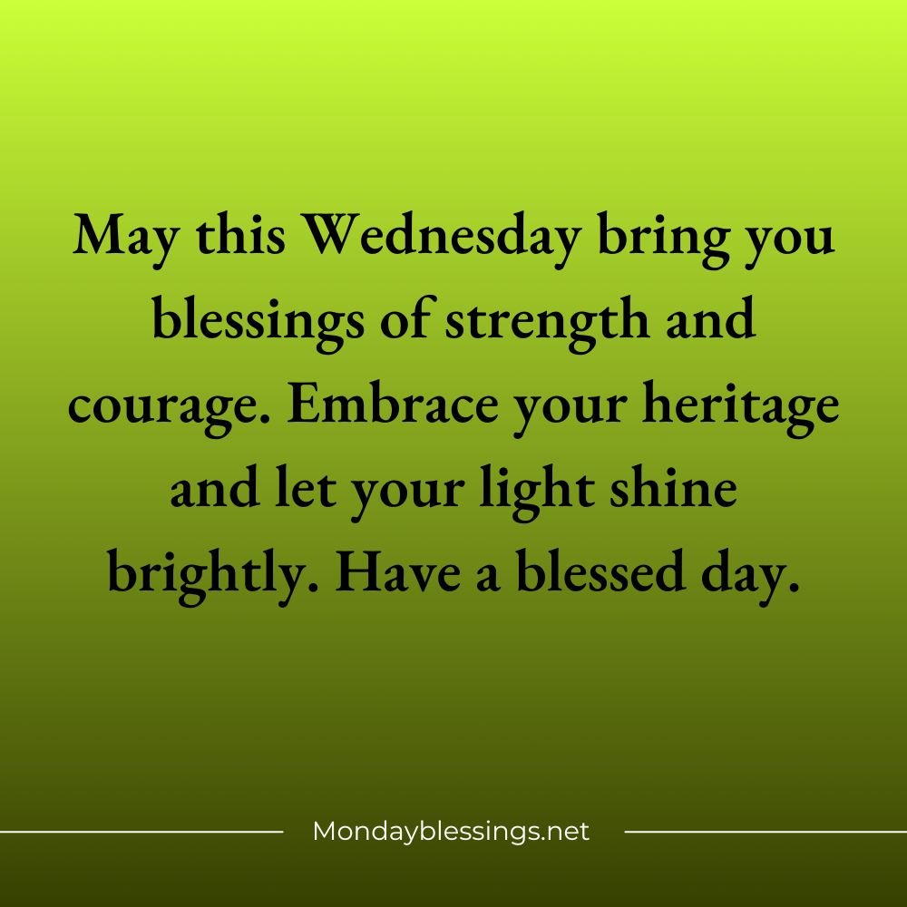 Wednesday Blessings and Prayers