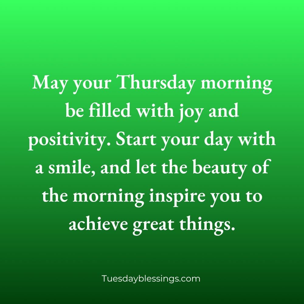 Happy Thursday Blessings