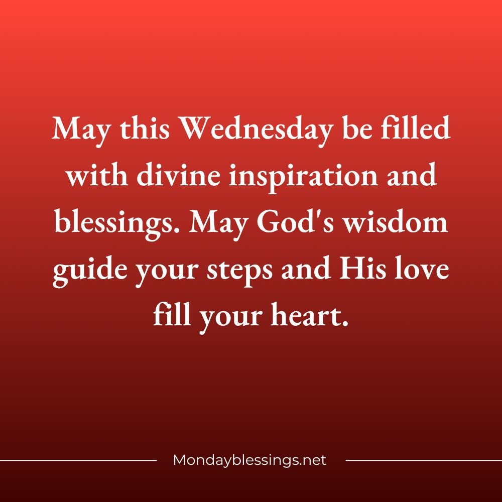 Wednesday Blessings and Prayers