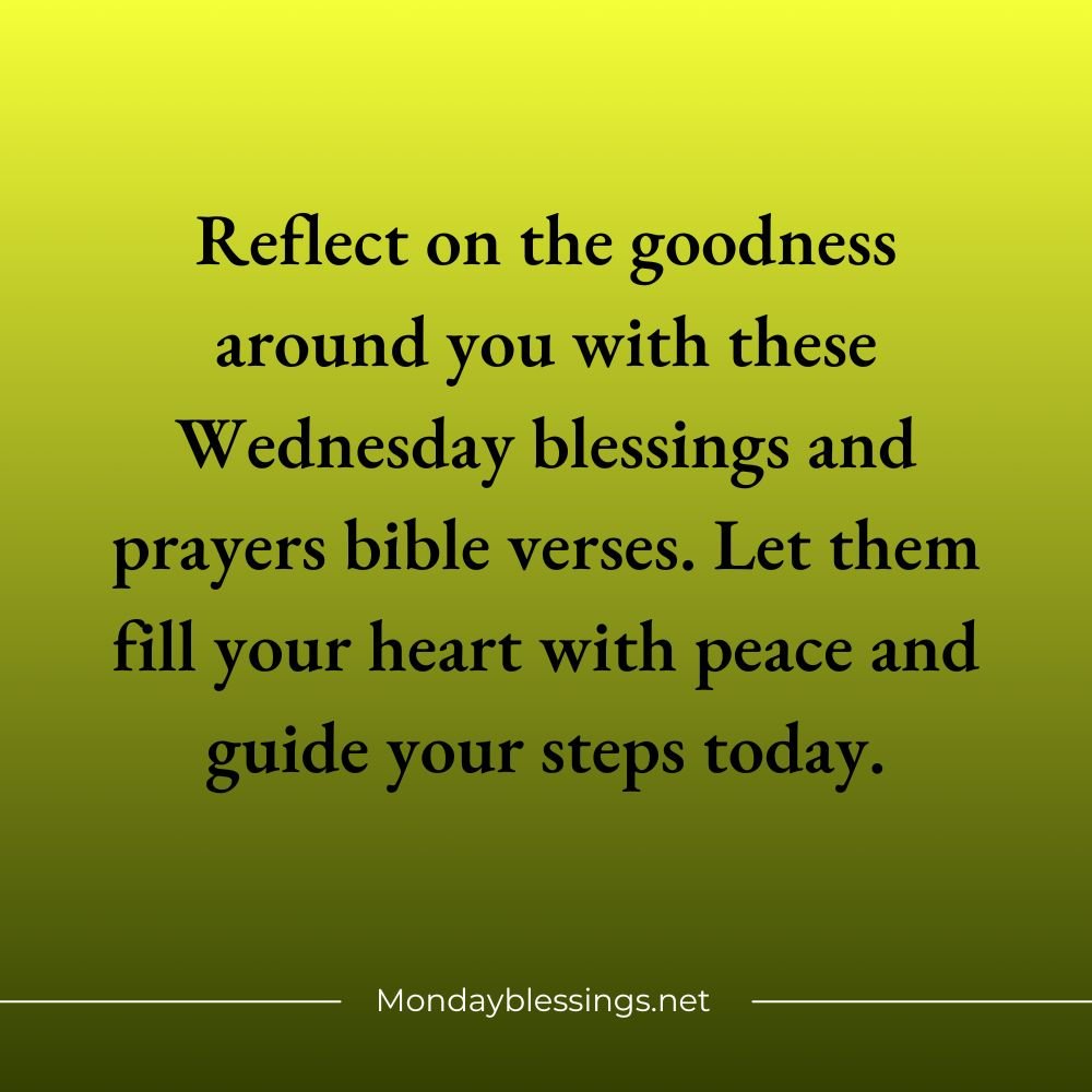 Wednesday Blessings and Prayers