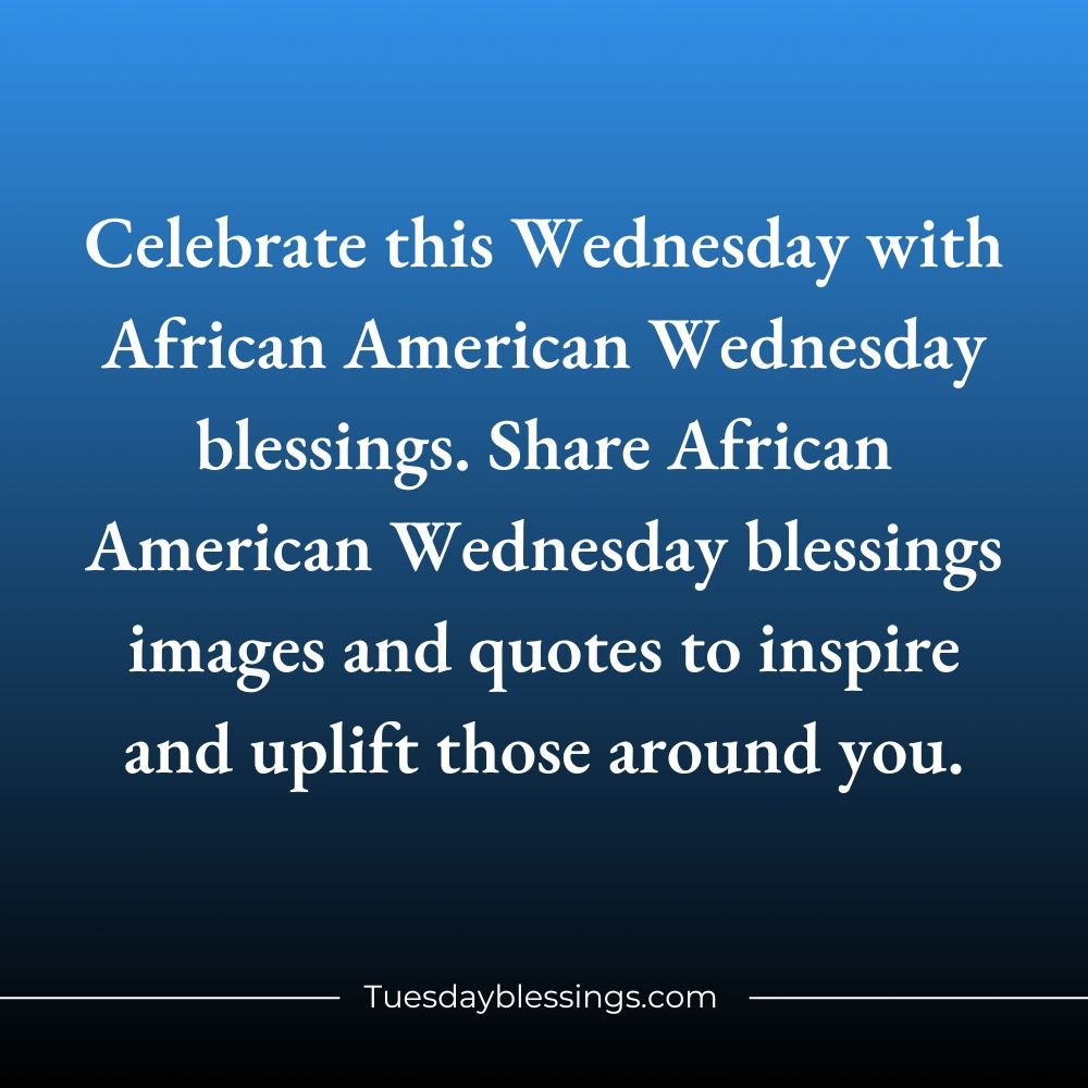 African American Wednesday Blessings Images