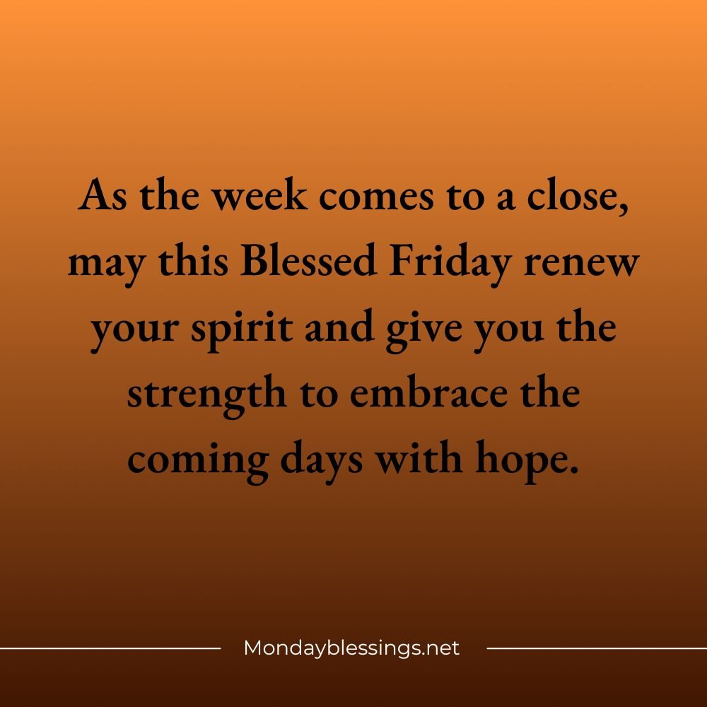 Blessed Friday