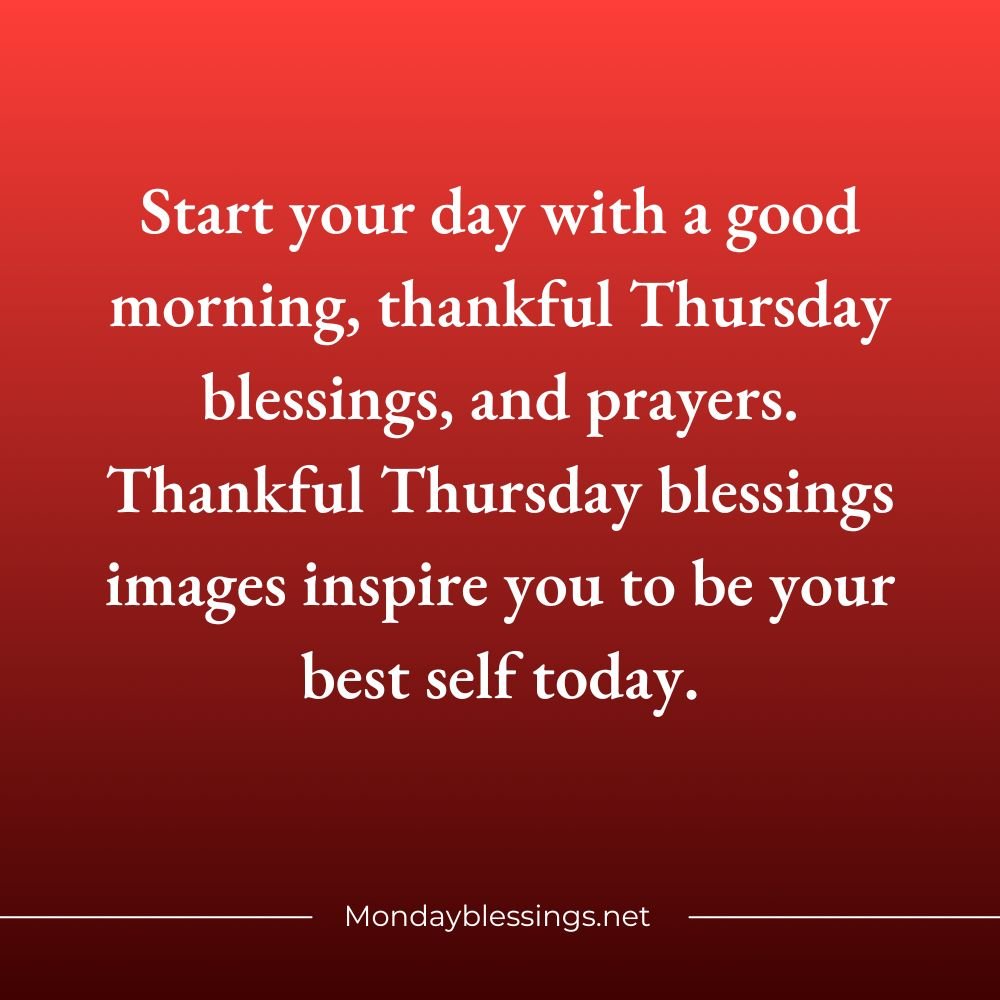 Thankful Thursday Blessings