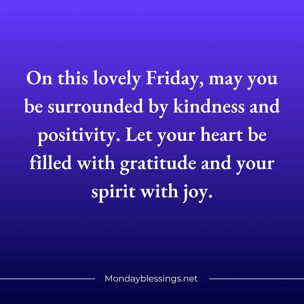 Friday Blessings Quotes