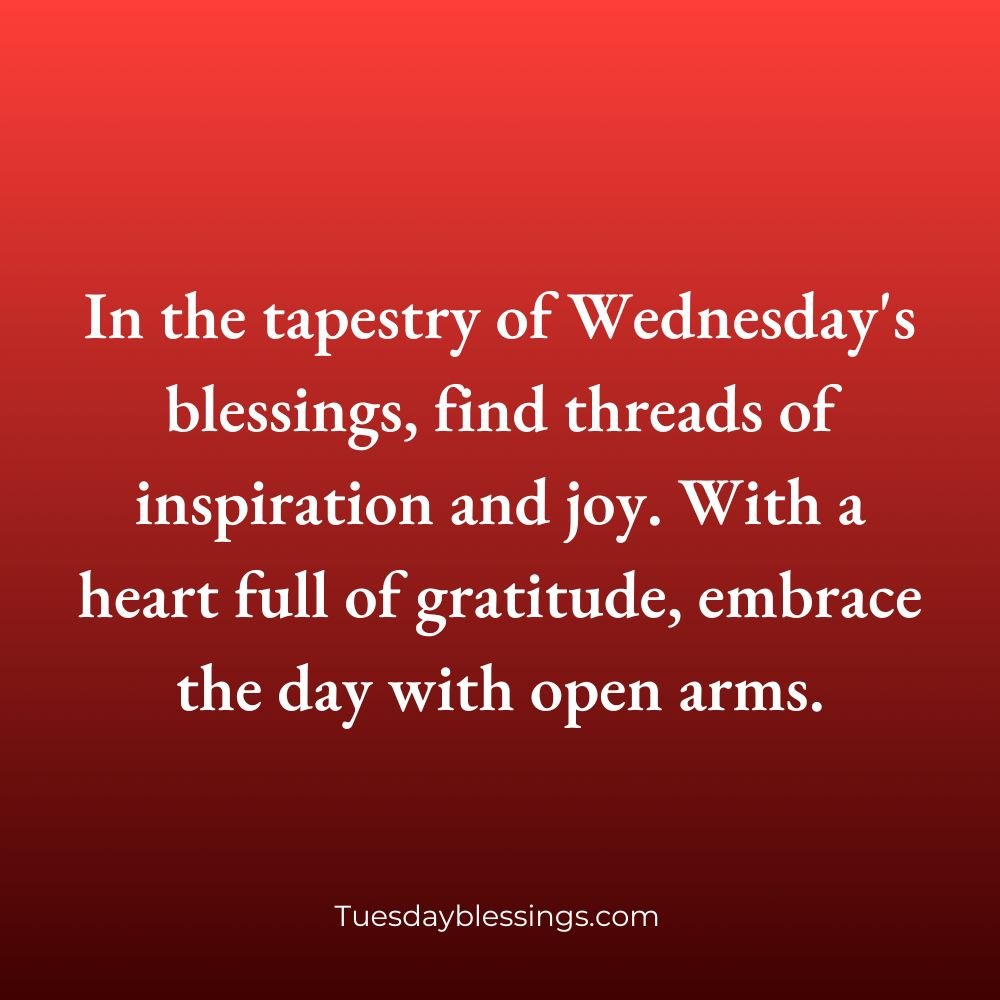 Inspiration Wednesday Blessings