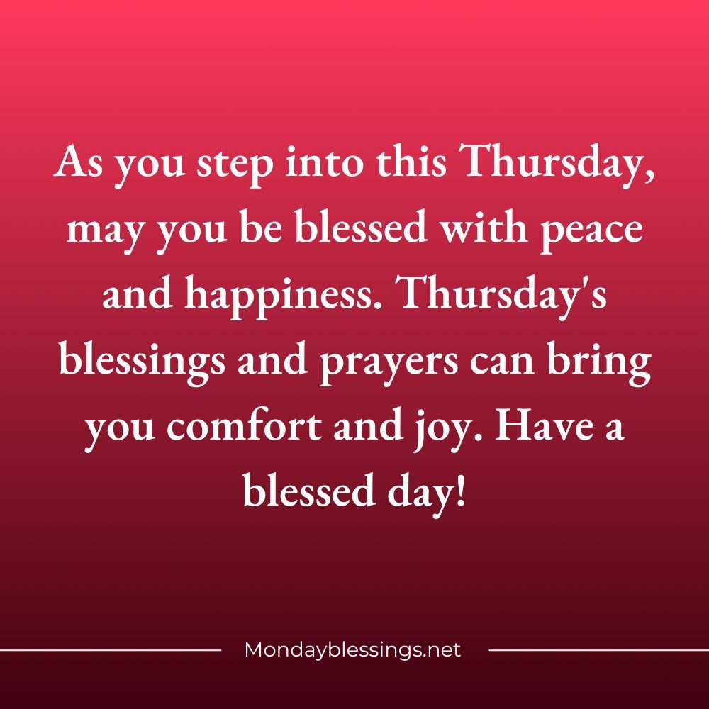 Thursday Blessings Quotes