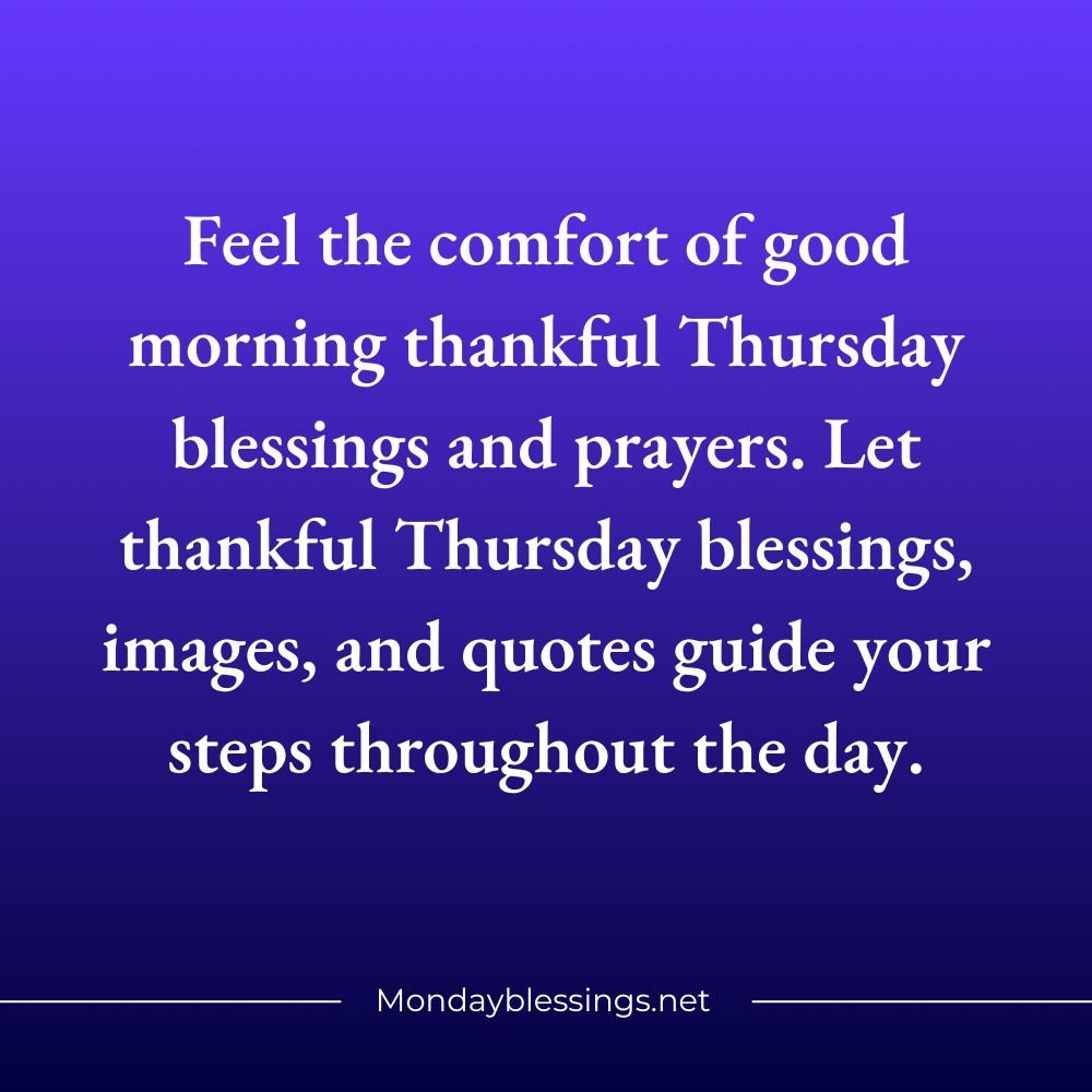 Thankful Thursday Blessings