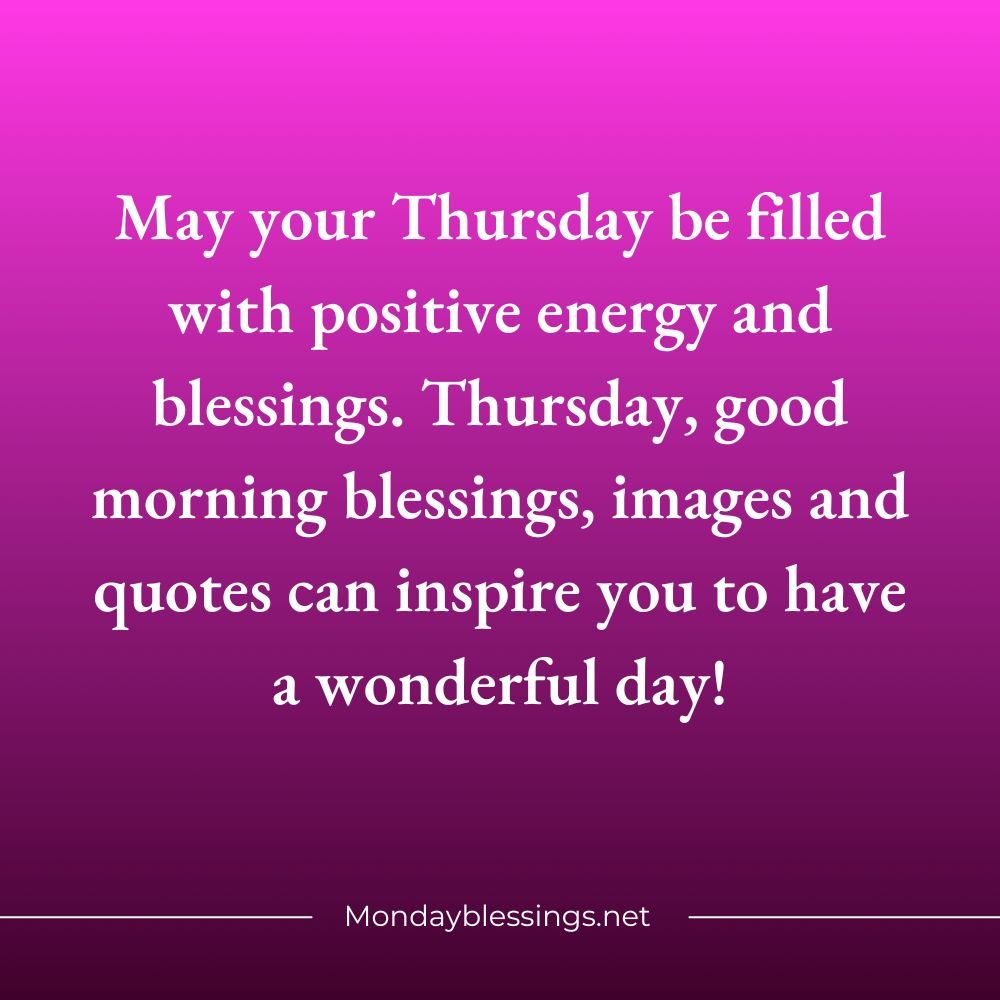 Thursday Blessings Quotes