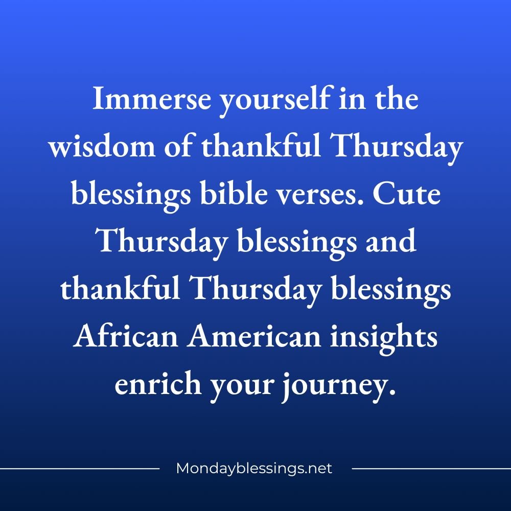 Thankful Thursday Blessings