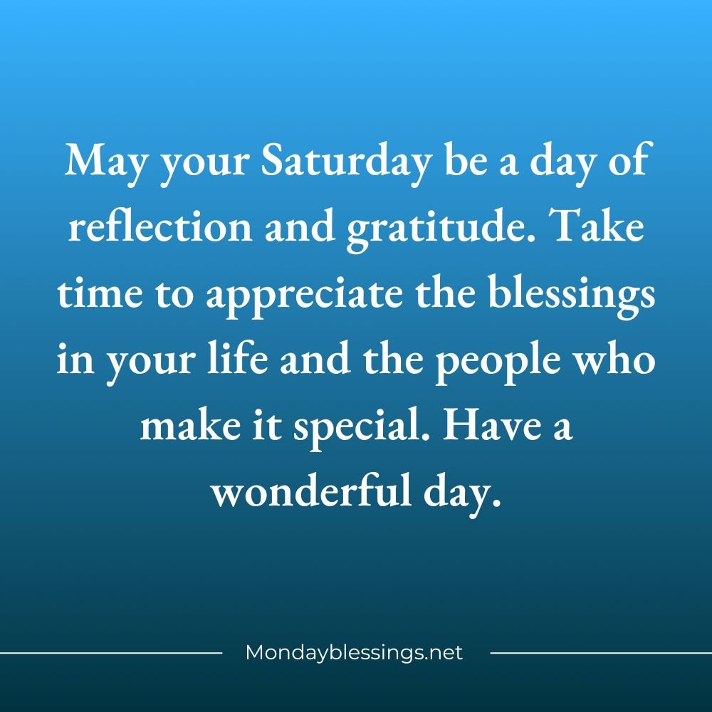 Saturday Blessings Quotes