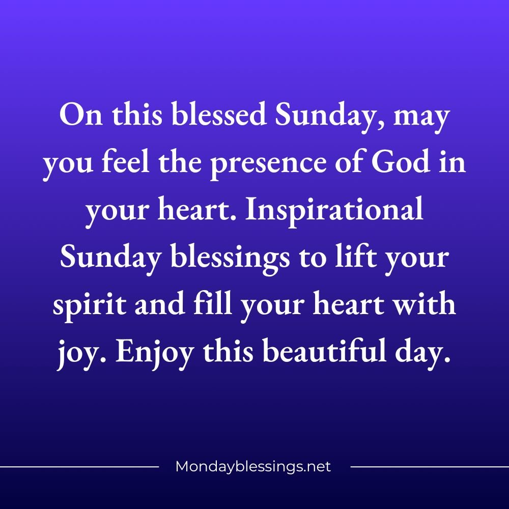 Happy Sunday Blessings