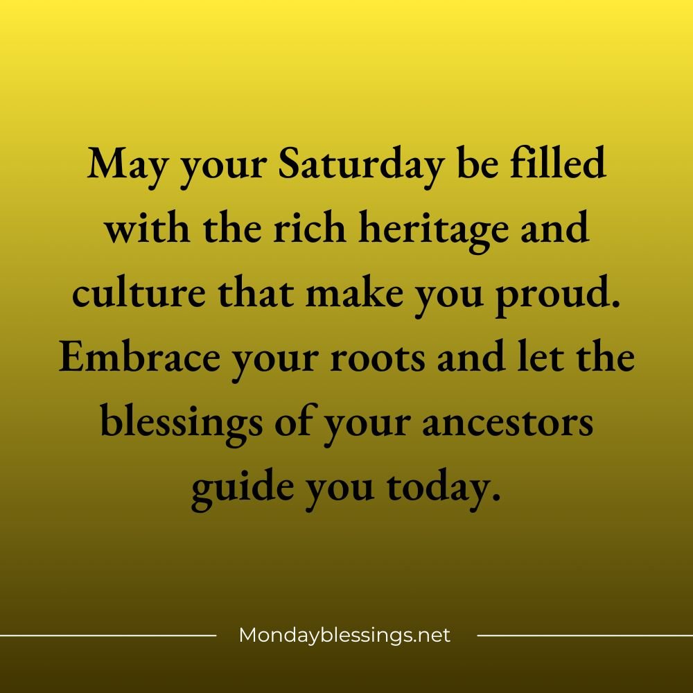 Saturday Blessings Quotes