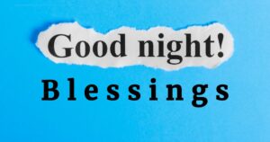 Good Night Blessings