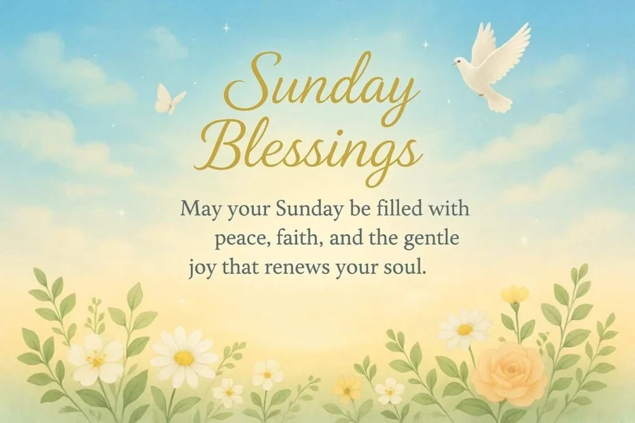 Inspirational Sunday Blessings