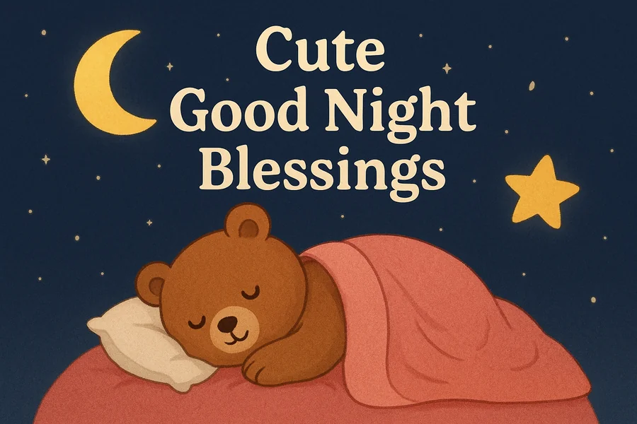 cute good night blessings